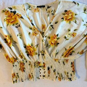 Floral Half Shirt